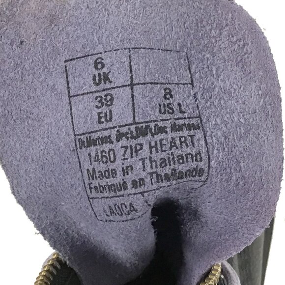 DR MARTINS 1460 Zip Heart Lug Sole Boot - Picture 12 of 14
